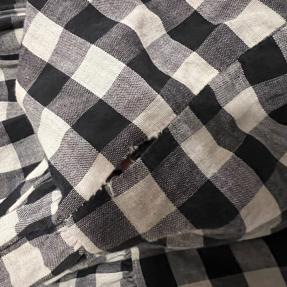 Vintage I.MAGNIN 1960s/1970s Gingham Checkered Wide Leg Jumpsuit - Picture 9 of 10